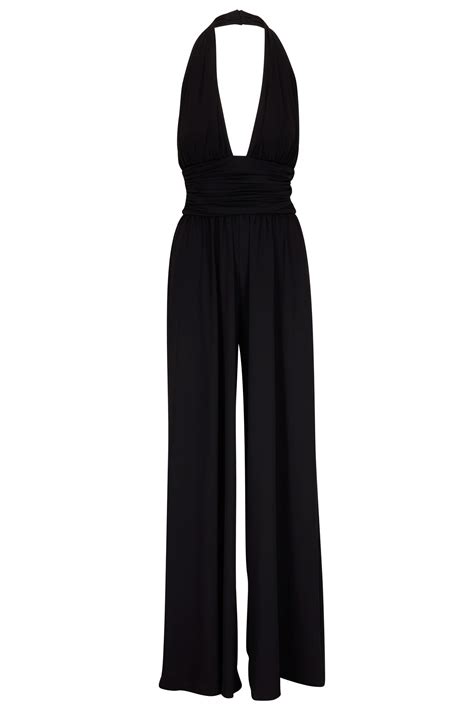 michael michael kors jumpsuit schwarz|michael kors embellished halter jumpsuit.